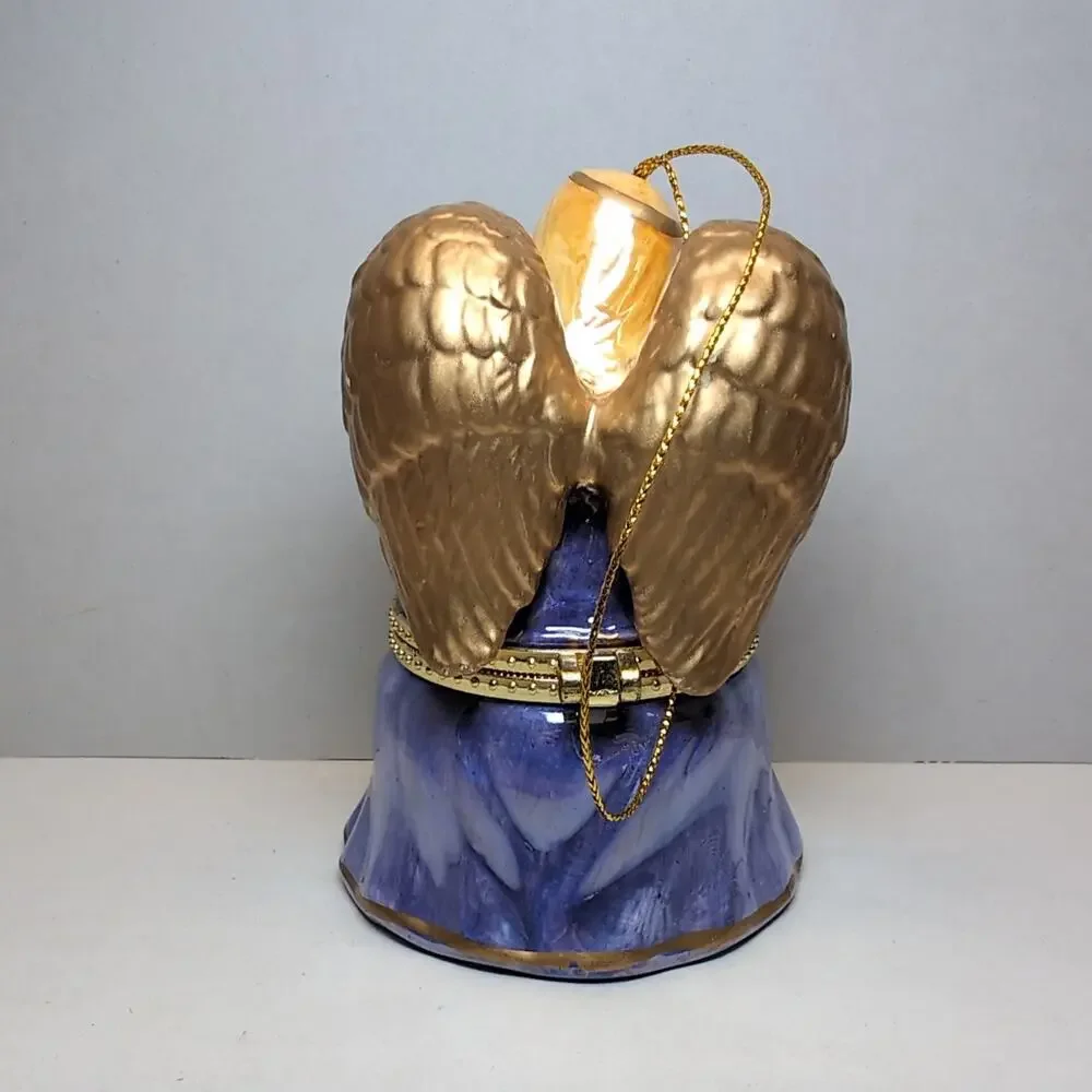 Mr Christmas Tree Ornaments‎ Music Box Trinket Santa Angel WORKS
